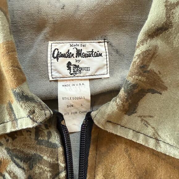 Vintage Gander Mountain Made in USA Camo Hunting Cargo Jacket Large - Picture 4 of 7